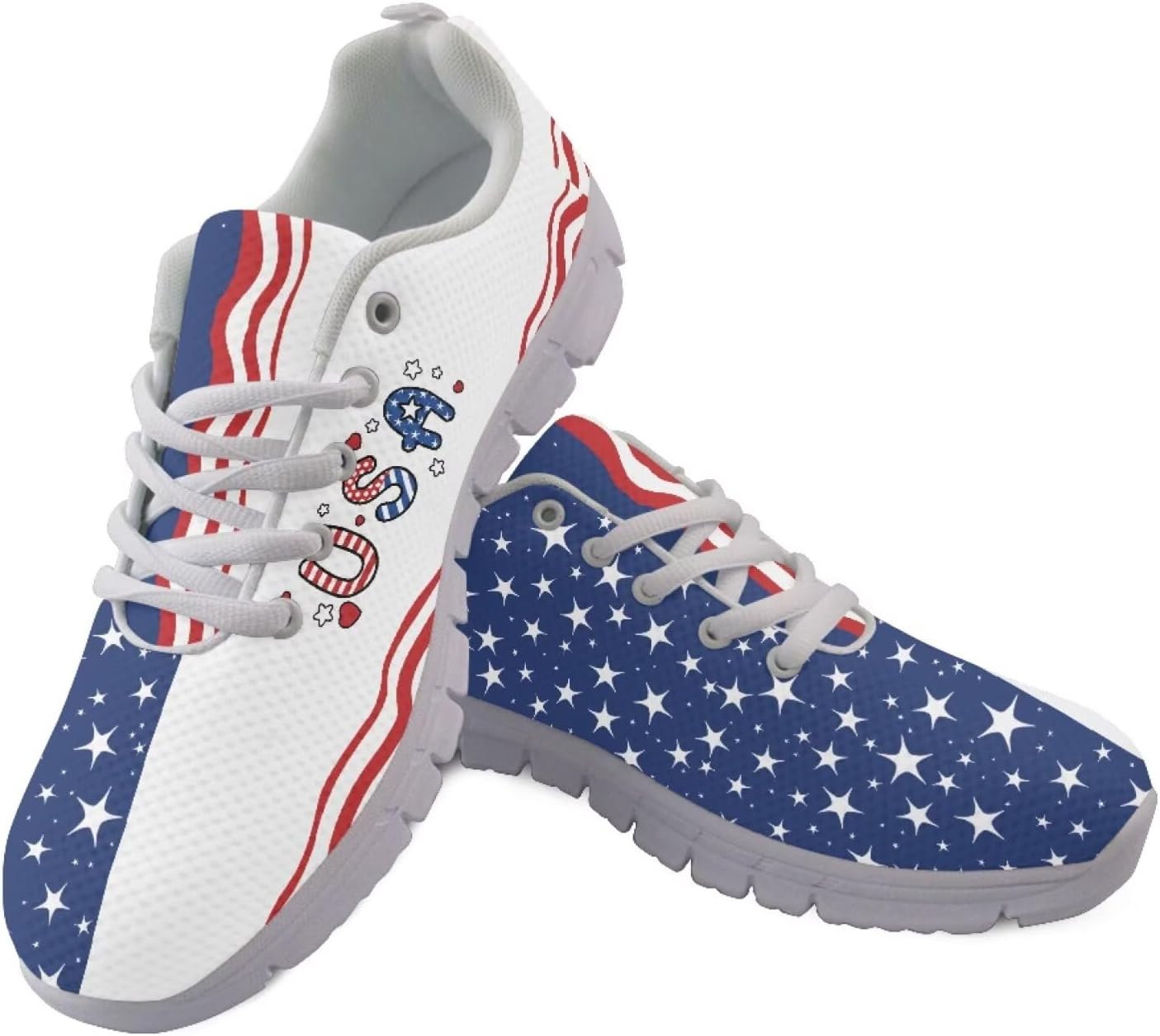 Кроссовки с американским флагом для женщин, беговые и теннисные обувь, легкие спортивные кроссовки для тренировок и пробежек, кроссовки на 4 июля Getelinseng
Кроссовки с американским флагом для женщин, беговые и теннисные обувь, легкие спортивные кроссовки для тренировок и пробежек, кроссовки на 4 июля Getelinseng