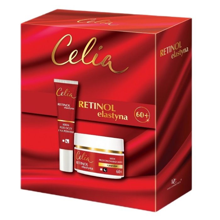 Celia Retinol Elastin set крем для лица 60+ 50 мл + крем для глаз и век 15 мл
Celia Retinol Elastin set крем для лица 60+ 50 мл + крем для глаз и век 15 мл