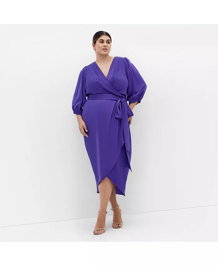 Платье с роскошными рукавами до локтя Plus Size Opulent Elbow Sleeve Dress CITY CHIC, фиолетовый
Платье с роскошными рукавами до локтя Plus Size Opulent Elbow Sleeve Dress CITY CHIC, фиолетовый