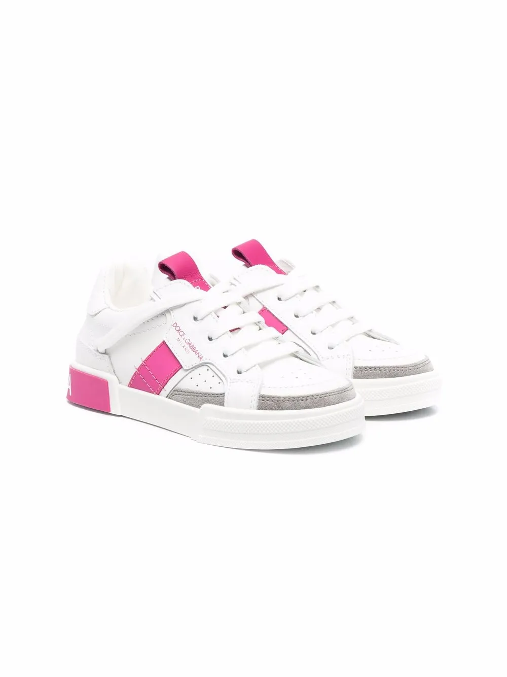 Кроссовки в стиле колор-блок Dolce & Gabbana Kids, белый
Кроссовки в стиле колор-блок Dolce & Gabbana Kids, белый