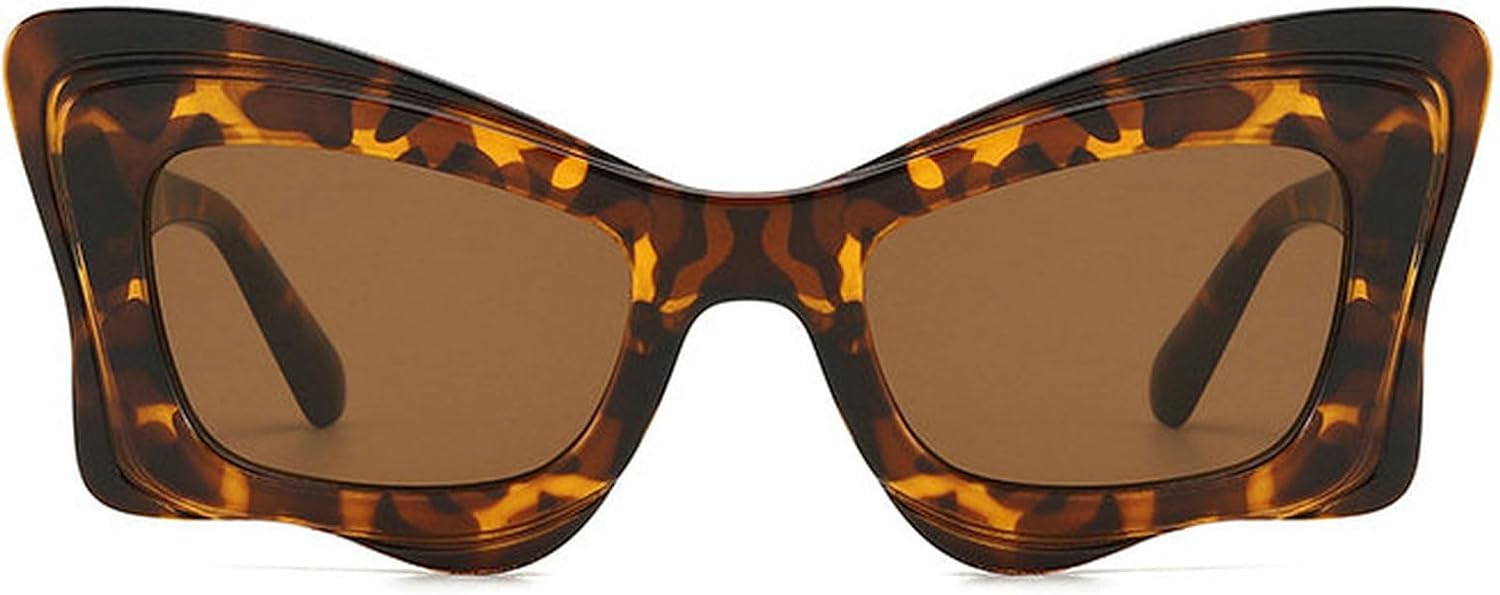 COTIA Модные солнцезащитные очки неправильной формы «кошачий глаз» для женщин, с оригинальным дизайном, в форме бабочки, для использования на открытом воздухе, модель W37, Leopard
COTIA Модные солнцезащитные очки неправильной формы «кошачий глаз» для женщин, с оригинальным дизайном, в форме бабочки, для использования на открытом воздухе, модель W37, Leopard