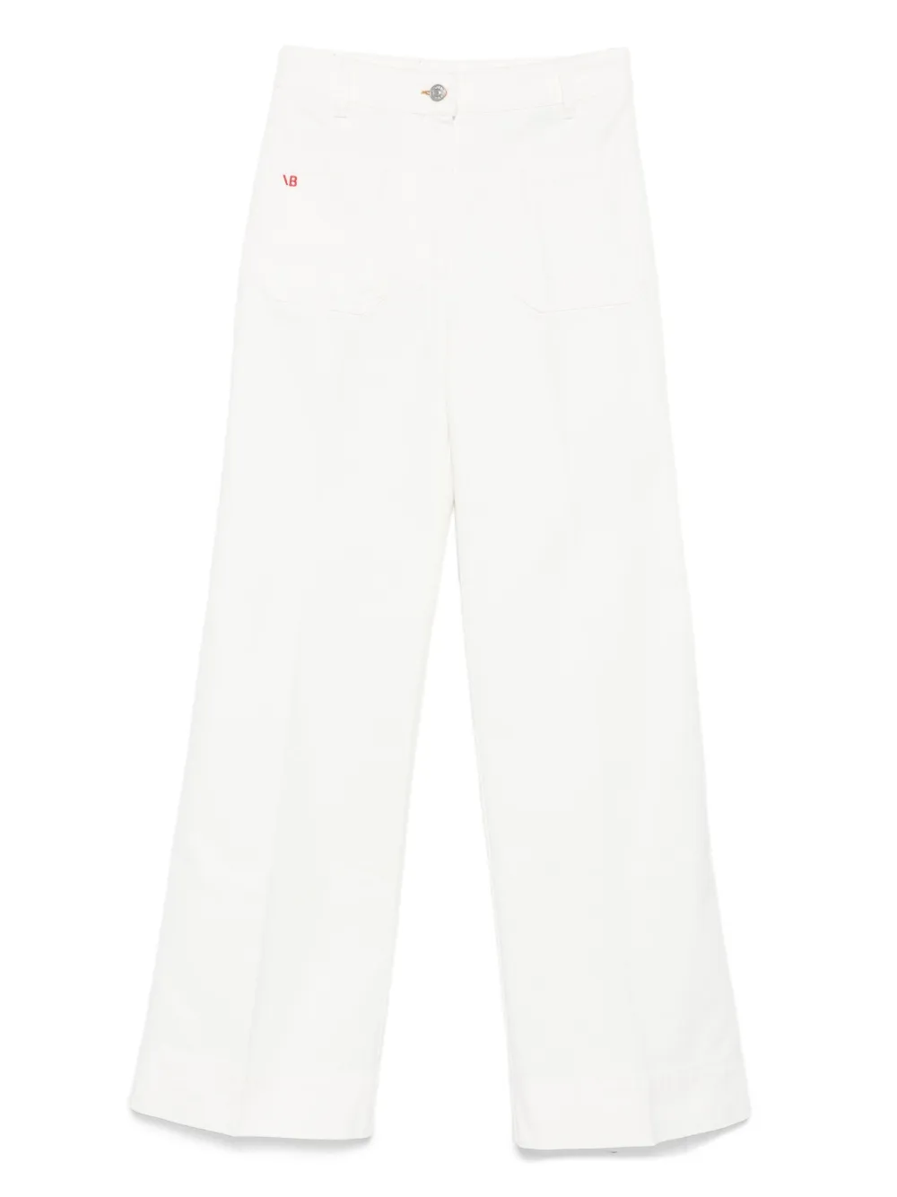 Прямые джинсы из органического хлопка VICTORIA BECKHAM, белый
Прямые джинсы из органического хлопка VICTORIA BECKHAM, белый