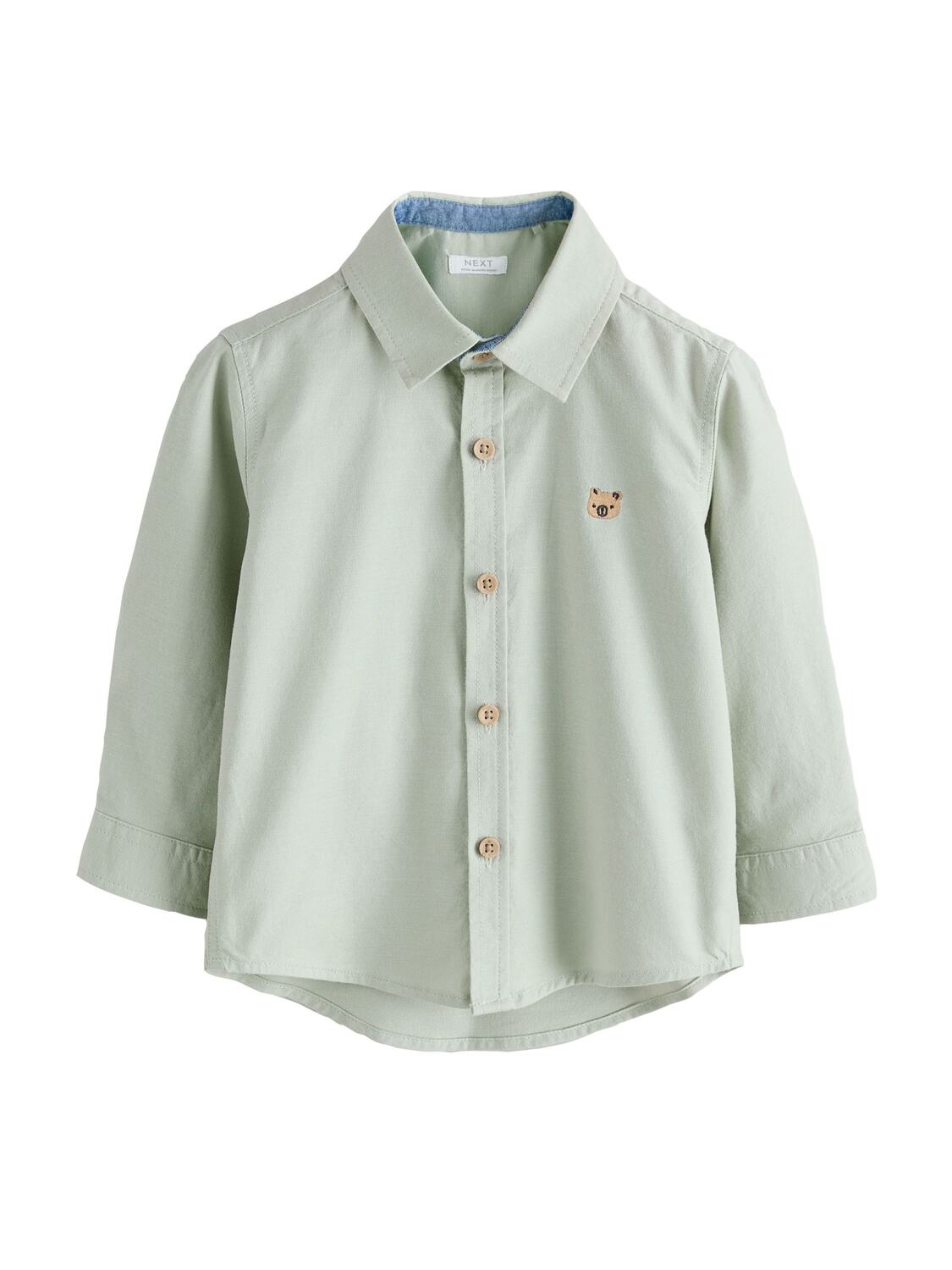 Next Рубашка на пуговицах пастельно-зеленого цвета Regular fit
Next Рубашка на пуговицах пастельно-зеленого цвета Regular fit