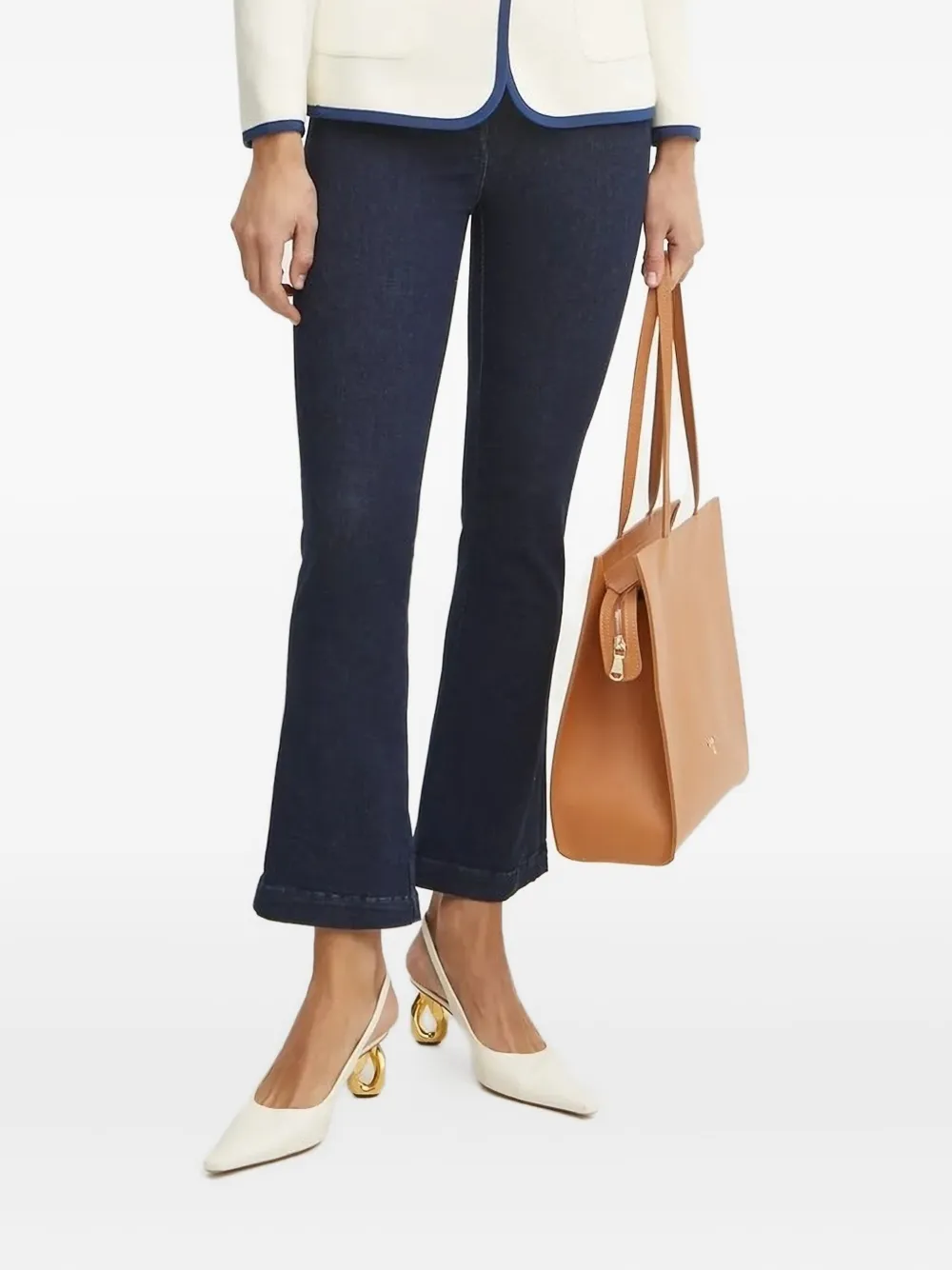 Укороченные джинсы с манжетами LUISA SPAGNOLI, синий
Укороченные джинсы с манжетами LUISA SPAGNOLI, синий