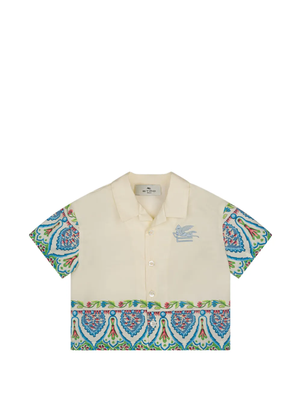 Рубашка с цветочным принтом Etro Kids, бежевый
Рубашка с цветочным принтом Etro Kids, бежевый