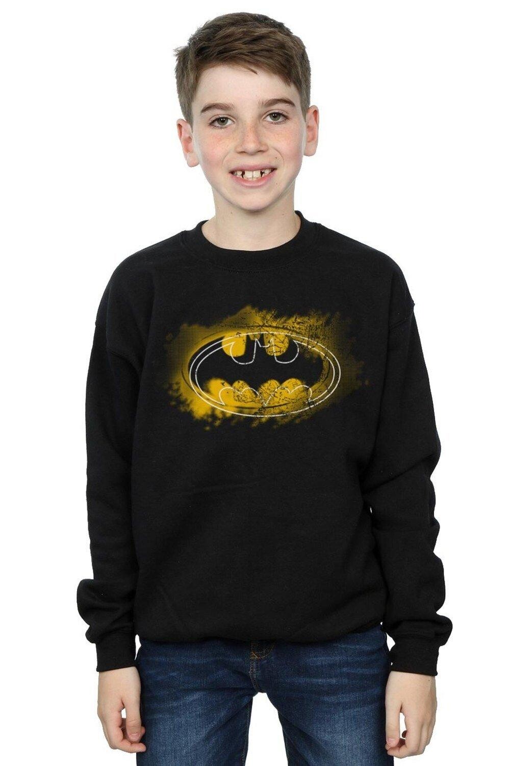 Толстовка с логотипом Бэтмена DC Comics, черный