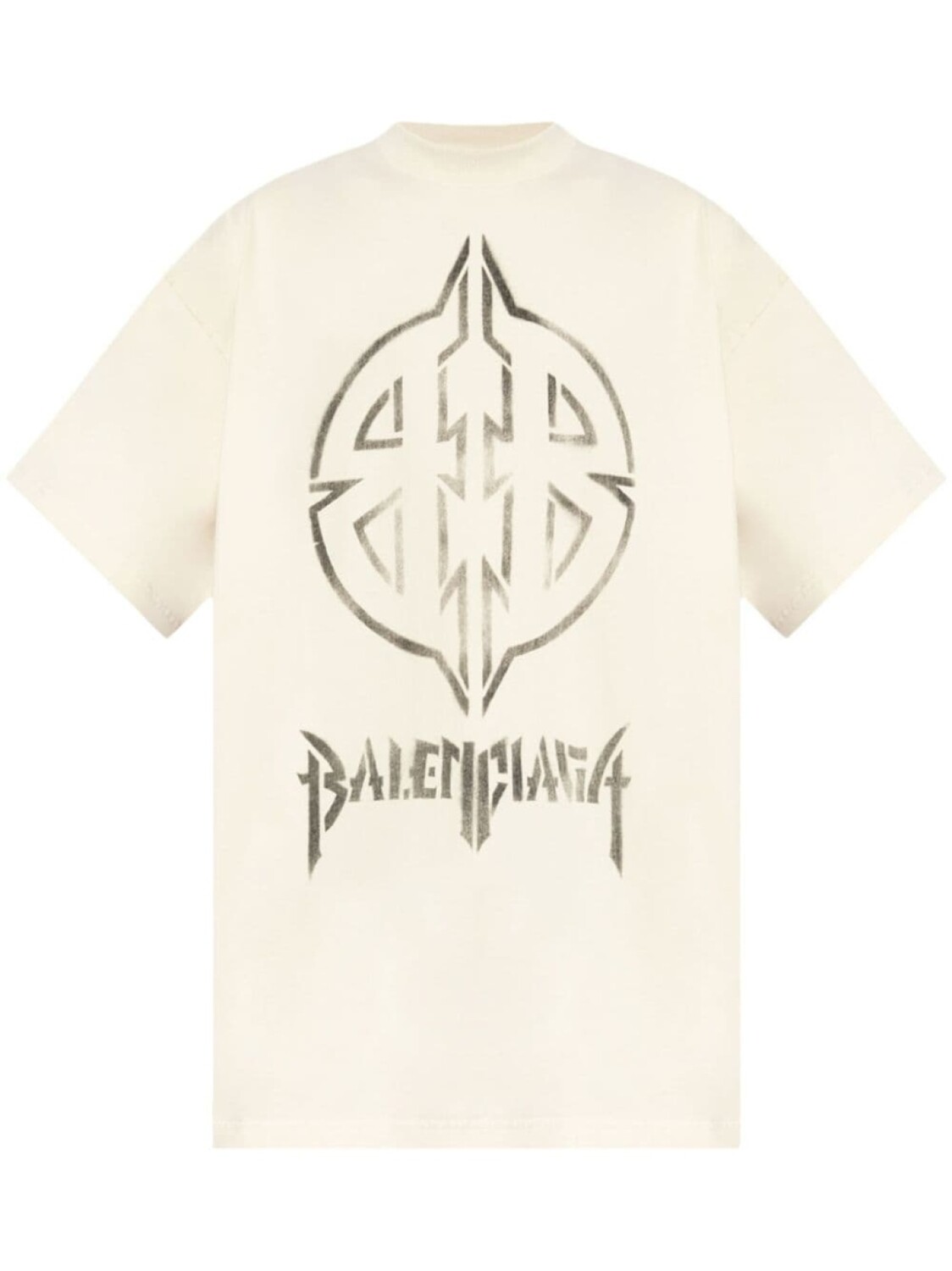 Balenciaga футболка из хлопка с металлическим трафаретом BB
Balenciaga футболка из хлопка с металлическим трафаретом BB
