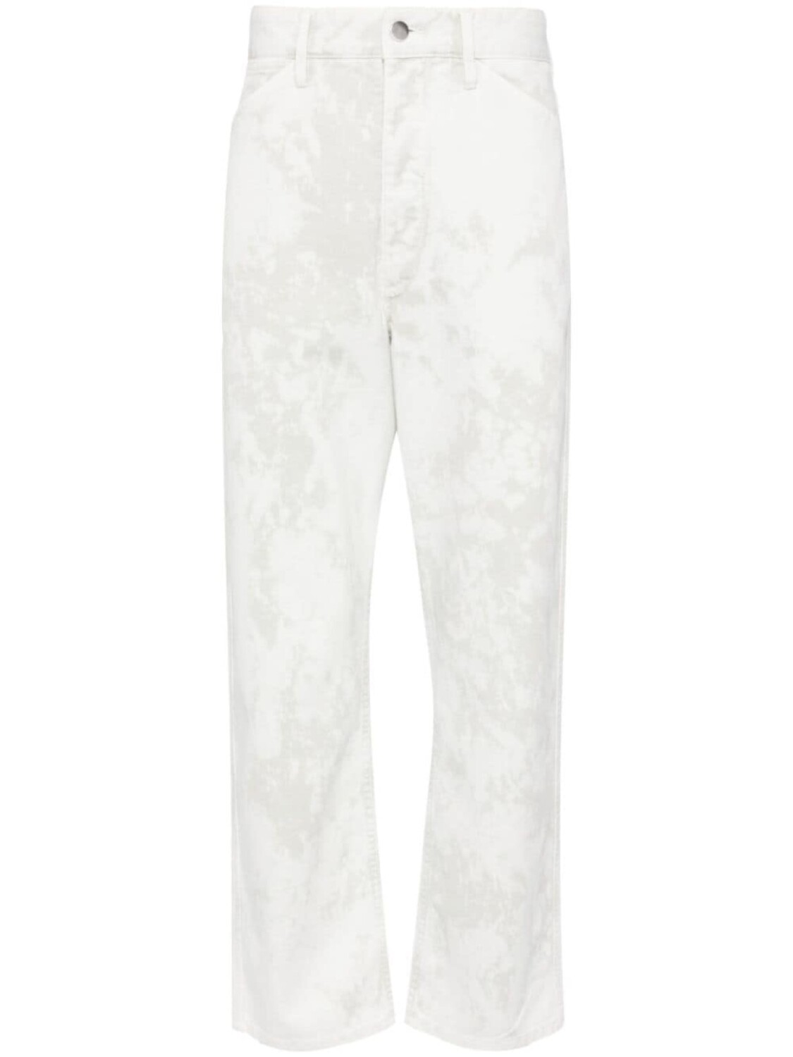 Укороченные джинсы с эффектом потертости LEMAIRE, белый
Укороченные джинсы с эффектом потертости LEMAIRE, белый