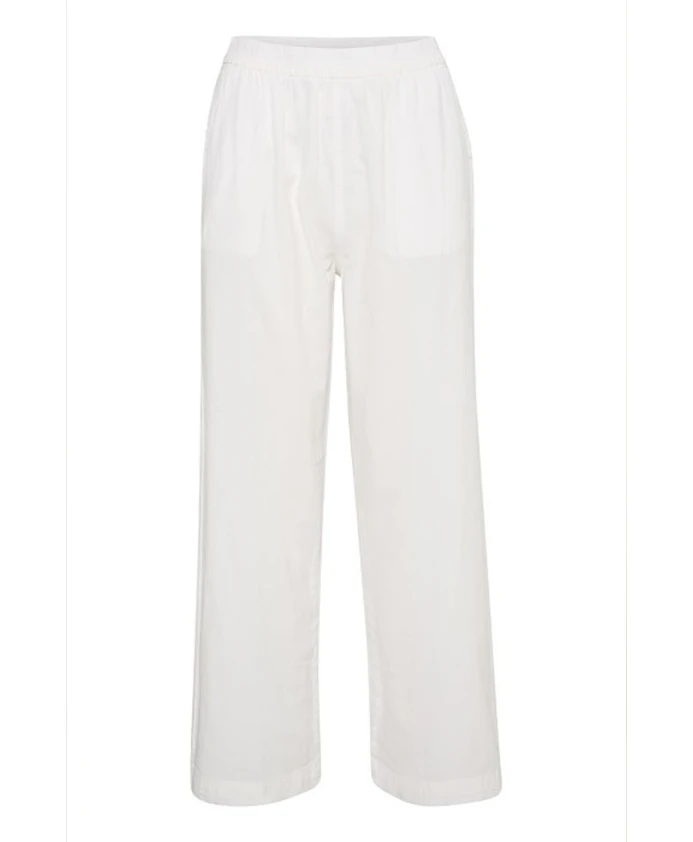 Широкие брюки с завышенной талией Kaffe, белый
Широкие брюки с завышенной талией Kaffe, белый