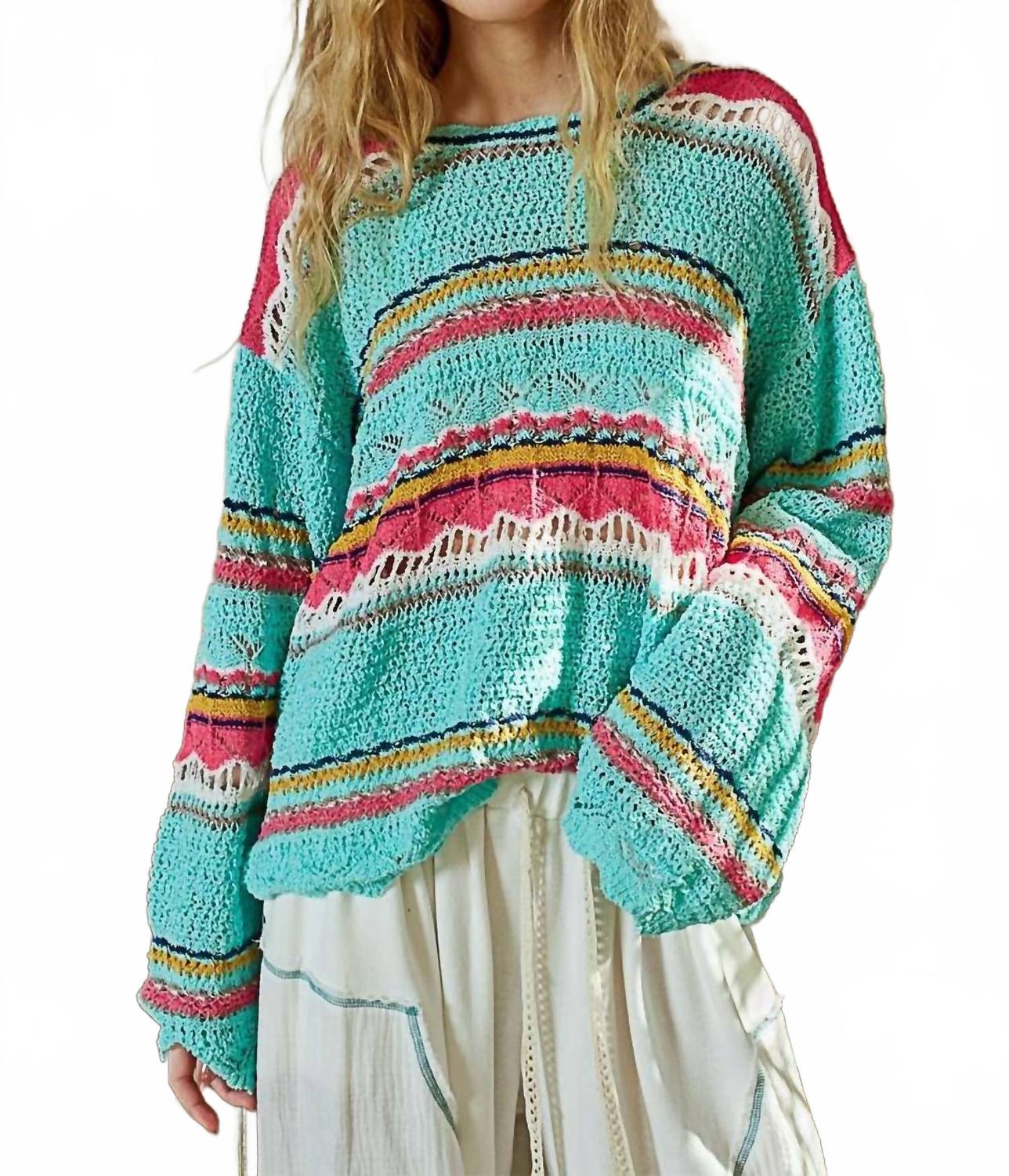 Свитер с разноцветными полосками POL, мультиколор
Свитер с разноцветными полосками POL, мультиколор