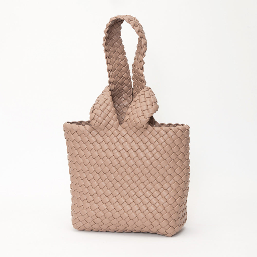 Искусственная кожа Сумка с плетеной корзиночной ручкой FASHNZFAB, Taupe
Искусственная кожа Сумка с плетеной корзиночной ручкой FASHNZFAB, Taupe