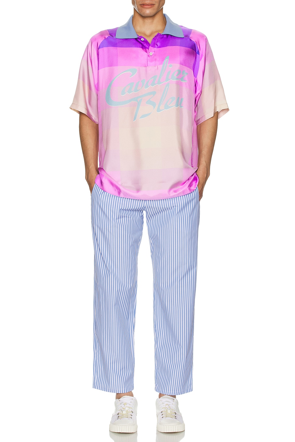 Брюки Pierre-Louis Mascia, White & Blue
Брюки Pierre-Louis Mascia, White & Blue