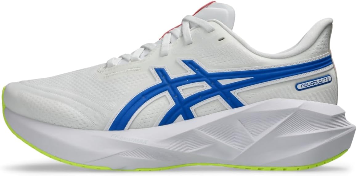 Мужские беговые кроссовки ASICS NOVABLAST 5, белый/синий
Мужские беговые кроссовки ASICS NOVABLAST 5, белый/синий
