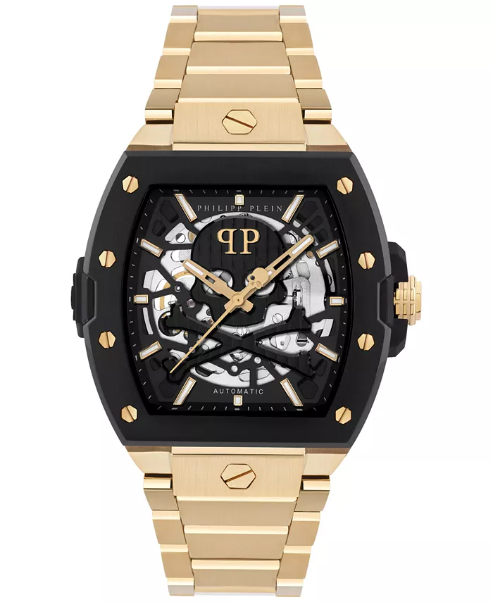 Мужские автоматические часы The Skeleton 2.0 с золотым ионным покрытием на браслете, 44 мм Philipp Plein
Мужские автоматические часы The Skeleton 2.0 с золотым ионным покрытием на браслете, 44 мм Philipp Plein
