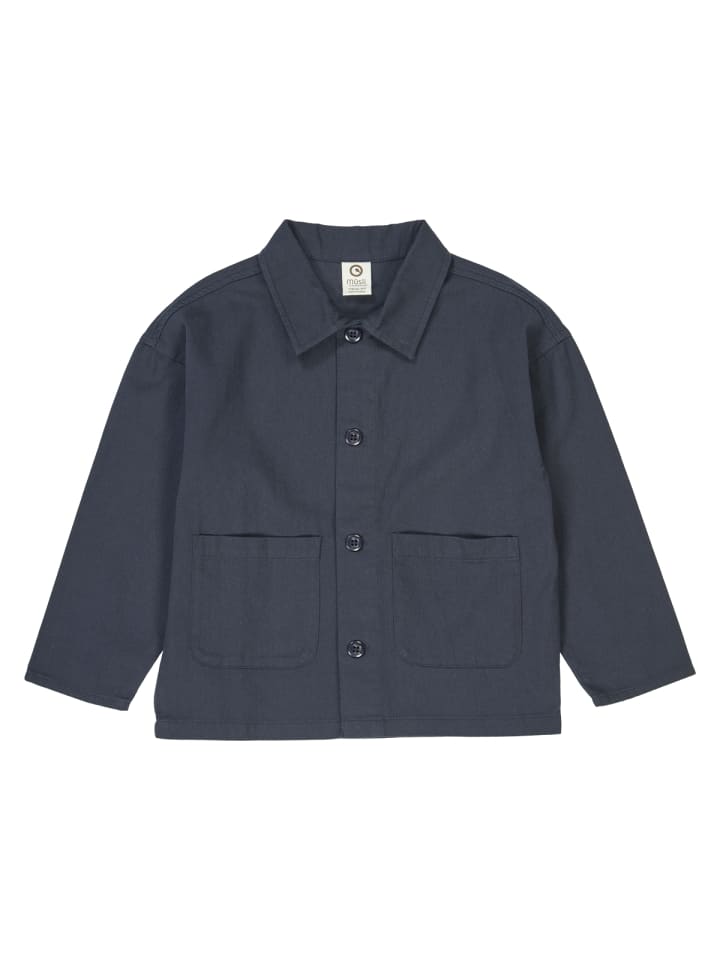 Рубашка темно-синего цвета müsli
Рубашка темно-синего цвета müsli