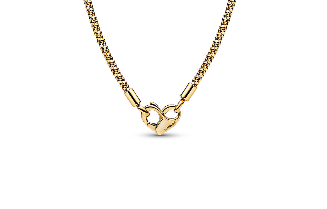 Pandora Золотое покрытие медно-серебряный сплав ожерелье Women's Gold
Pandora Золотое покрытие медно-серебряный сплав ожерелье Women's Gold