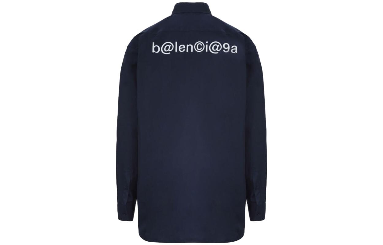 Рубашка мужская синяя Balenciaga, синий
Рубашка мужская синяя Balenciaga, синий