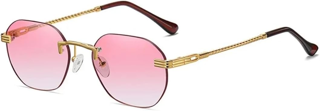 Женские солнцезащитные очки без оправы с золотистым металлическим покрытием, безрамочные, с градиентными линзами, мужские модные солнцезащитные очки синего цвета с защитой от УФ-излучения UV400 SZVVBKK, 06 Gold-pink
Женские солнцезащитные очки без оправы с золотистым металлическим покрытием, безрамочные, с градиентными линзами, мужские модные солнцезащитные очки синего цвета с защитой от УФ-излучения UV400 SZVVBKK, 06 Gold-pink