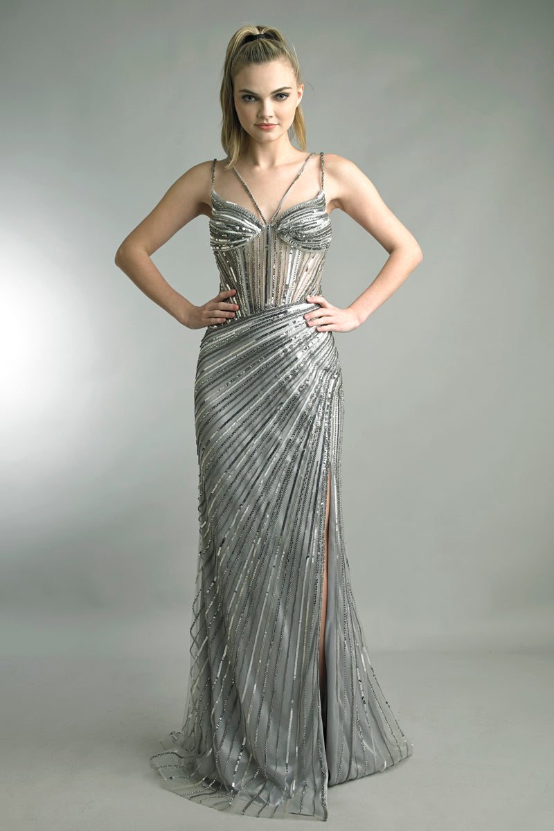 Вечернее платье с пайетками Basix Black Label, серый
Вечернее платье с пайетками Basix Black Label, серый