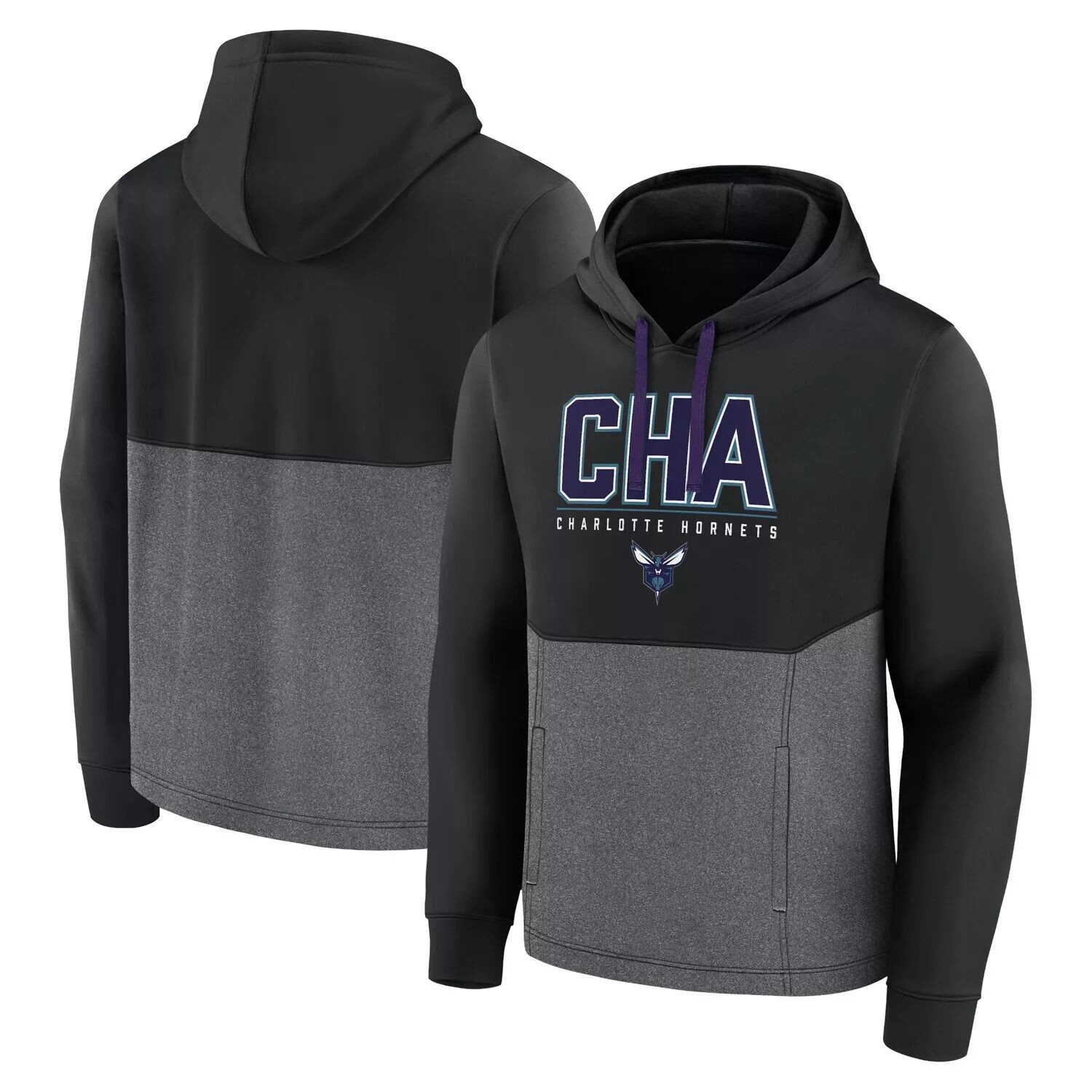 Мужской черный фирменный пуловер с капюшоном Charlotte Hornets Successful Tri-Blend Fanatics
Мужской черный фирменный пуловер с капюшоном Charlotte Hornets Successful Tri-Blend Fanatics