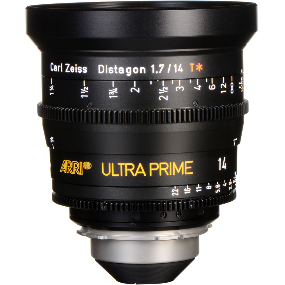 Объектив ARRI Ultra Prime 14 мм T1.9 (PL, футы)
Объектив ARRI Ultra Prime 14 мм T1.9 (PL, футы)