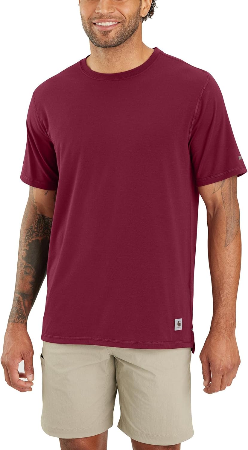 Мужская футболка Carhartt LWD свободного кроя с коротким рукавом, Bordeaux
Мужская футболка Carhartt LWD свободного кроя с коротким рукавом, Bordeaux