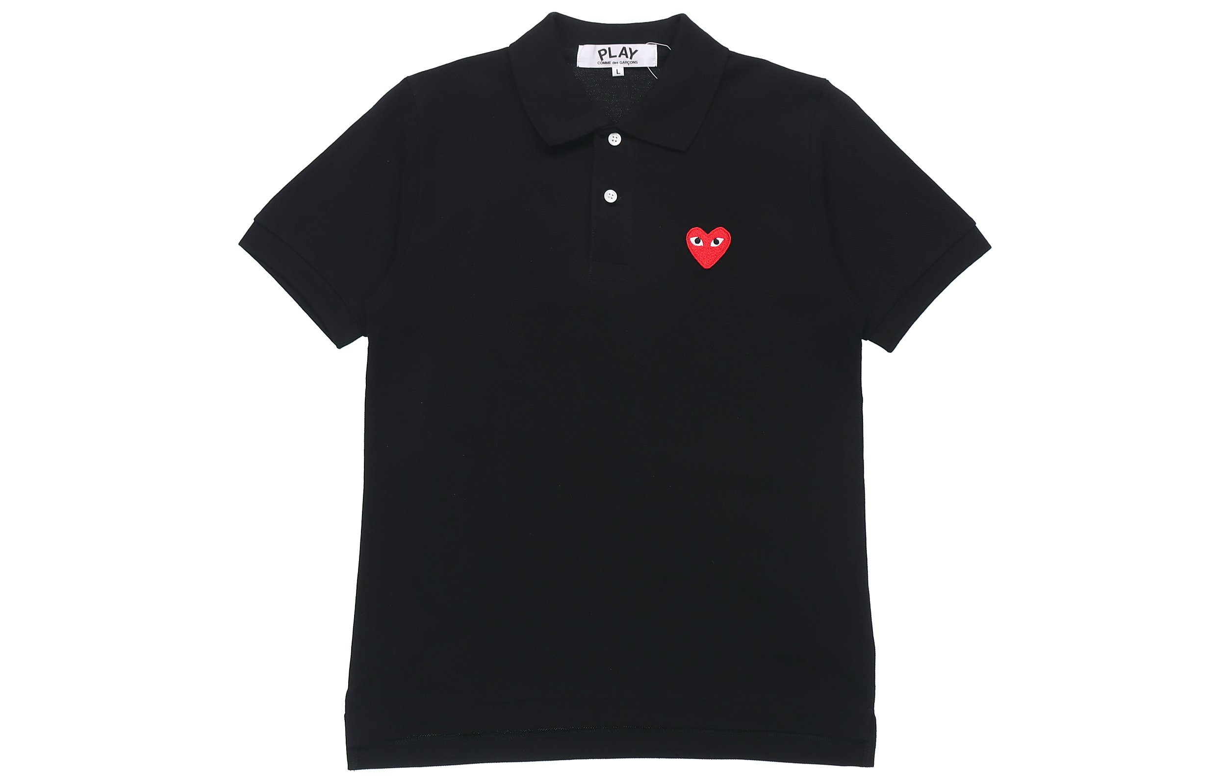 Футболка поло женская черная CDG Play
Футболка поло женская черная CDG Play