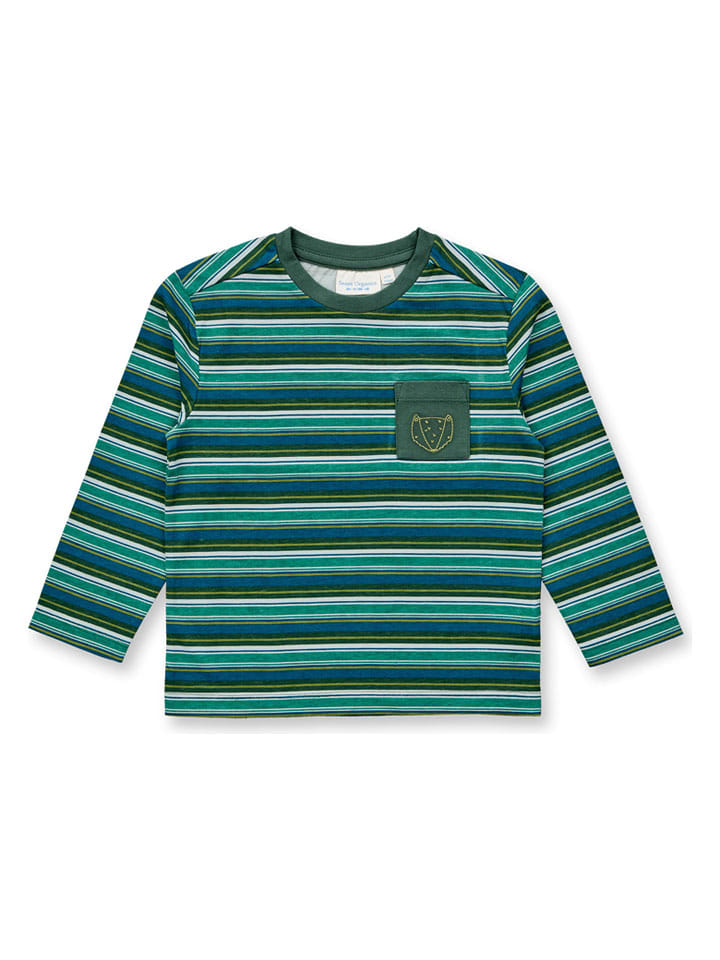 Sense Organics Футболка с длинными рукавами "Люк" зелено-синего цвета
Sense Organics Футболка с длинными рукавами "Люк" зелено-синего цвета