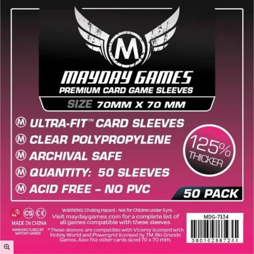 Чехол для карточек Mayday Premium 50 Clear Square Card Sleeves 70 X 70Mm Mayday Games
Чехол для карточек Mayday Premium 50 Clear Square Card Sleeves 70 X 70Mm Mayday Games