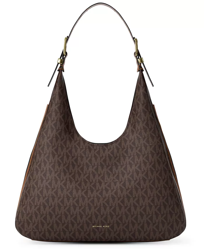 Большая сумка-хобо через плечо Nolita Michael Kors, коричневый/бежевый
Большая сумка-хобо через плечо Nolita Michael Kors, коричневый/бежевый
