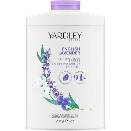 Yardley London Парфюмированная пудра для тела с английской лавандой 200г
Yardley London Парфюмированная пудра для тела с английской лавандой 200г
