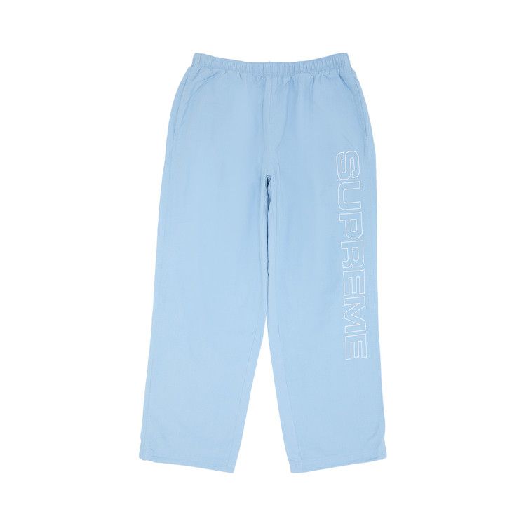 Брюки Supreme Spellout Embroidered Ripstop Track Pant, Light Blue
Брюки Supreme Spellout Embroidered Ripstop Track Pant, Light Blue