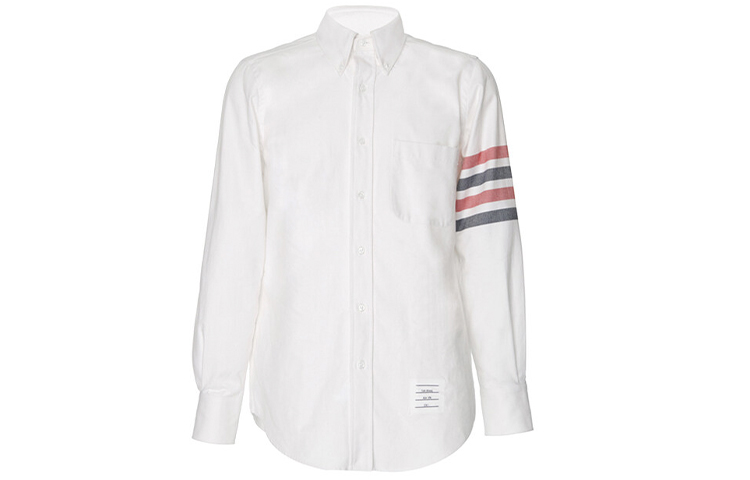 Футболка мужская белая THOM BROWNE 
Футболка мужская белая THOM BROWNE