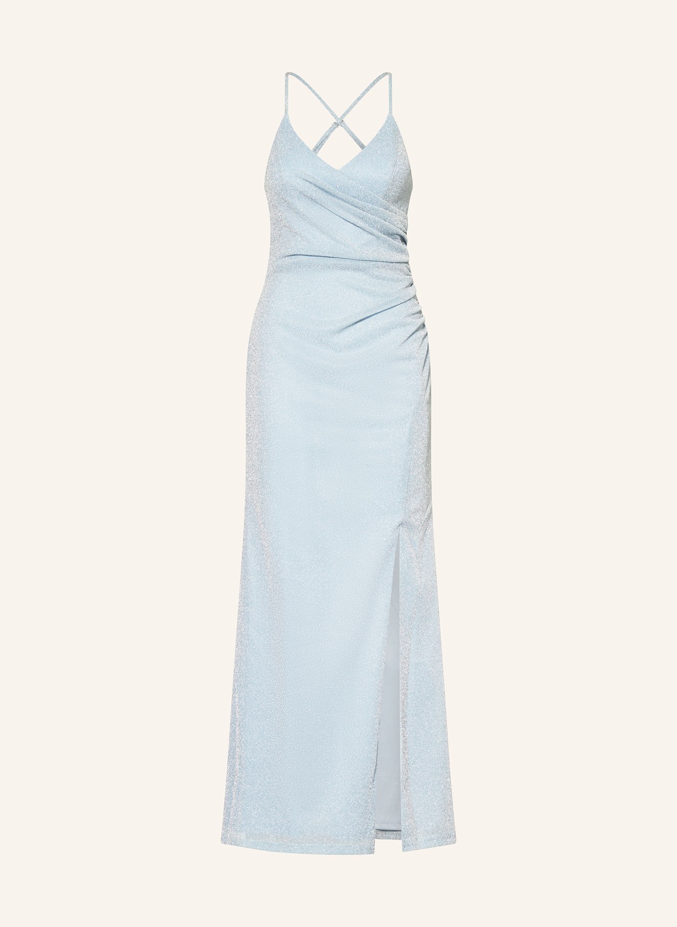 Вечернее платье с блестящей пряжей Apart, голубой
Вечернее платье с блестящей пряжей Apart, голубой