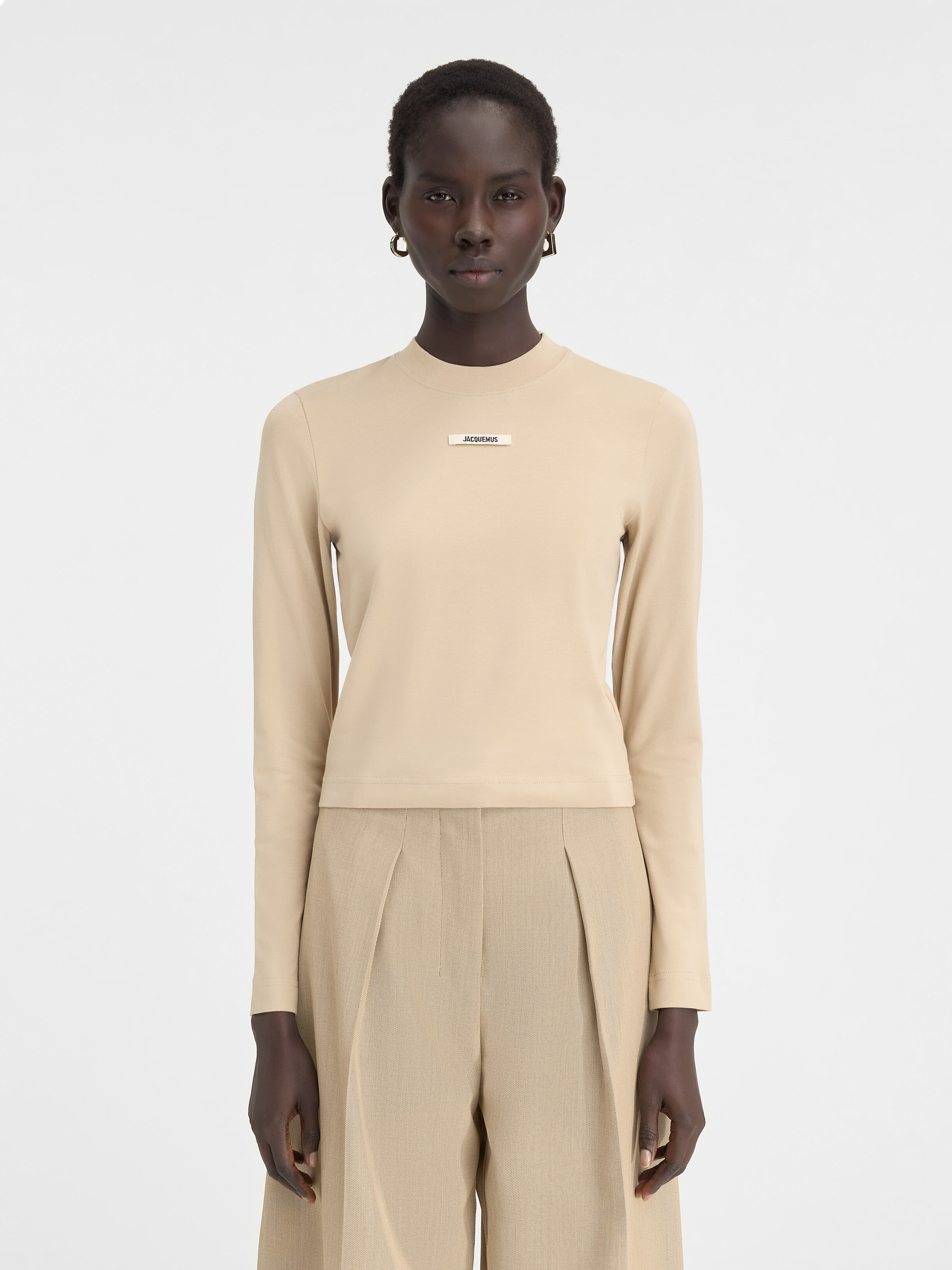 Футболка с длинным рукавом и логотипом Grosgrain JACQUEMUS The Gros Grain long-sleeve t-shirt, бежевый
Футболка с длинным рукавом и логотипом Grosgrain JACQUEMUS The Gros Grain long-sleeve t-shirt, бежевый