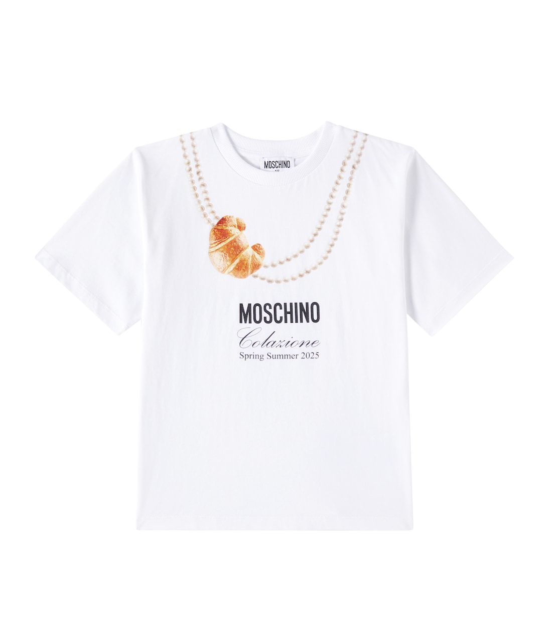 Футболка из хлопкового джерси с принтом Moschino Kids, Bianco Ottico
Футболка из хлопкового джерси с принтом Moschino Kids, Bianco Ottico