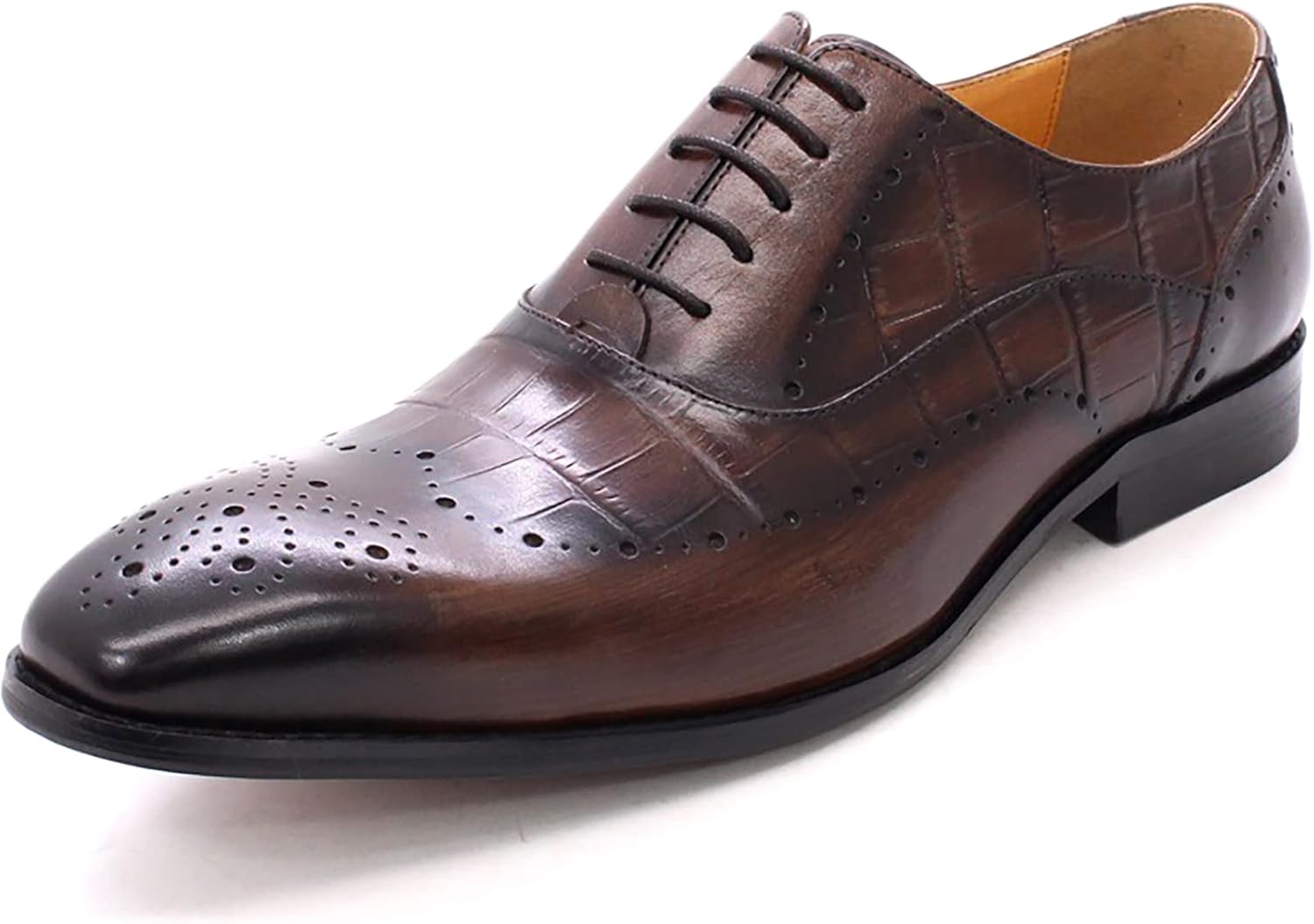 Мужские броги с шнуровкой, повседневные оксфорды, формальные дерби, дышащие кожаные туфли, коричневые-41 Generic
Мужские броги с шнуровкой, повседневные оксфорды, формальные дерби, дышащие кожаные туфли, коричневые-41 Generic