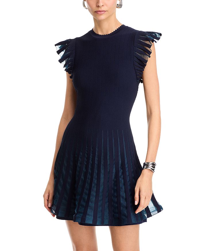 Прозрачное платье с воланами на рукавах MILLY, синий
Прозрачное платье с воланами на рукавах MILLY, синий