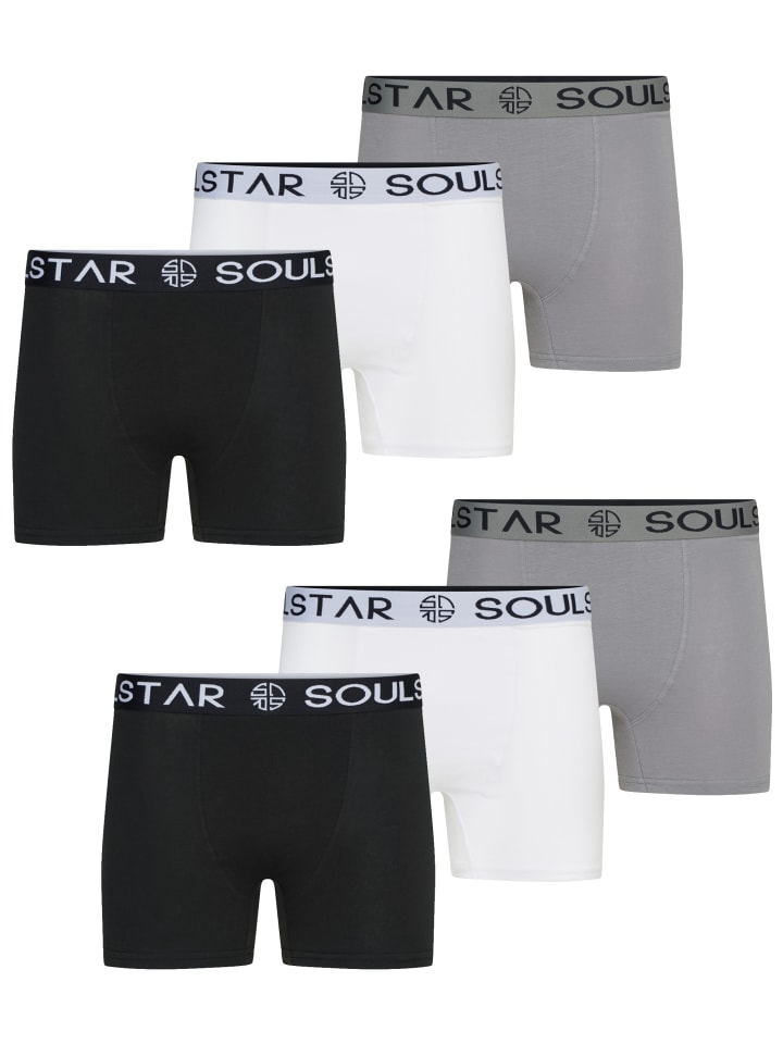 Боксерские шорты MUBOXER6 в 2Черном_2Сером_2Белом SOULSTAR
Боксерские шорты MUBOXER6 в 2Черном_2Сером_2Белом SOULSTAR