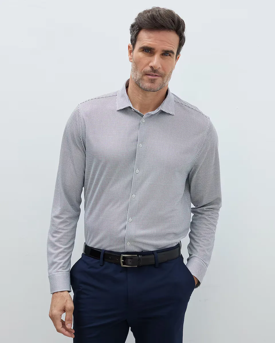 Рубашка мужская без глажки классического кроя в клетку Sepiia, темно-синий
Рубашка мужская без глажки классического кроя в клетку Sepiia, темно-синий