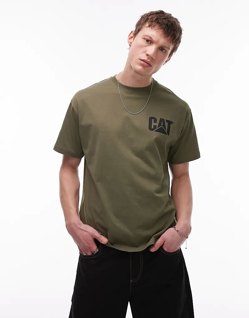 Футболка цвета хаки с логотипом CAT WWR
Футболка цвета хаки с логотипом CAT WWR