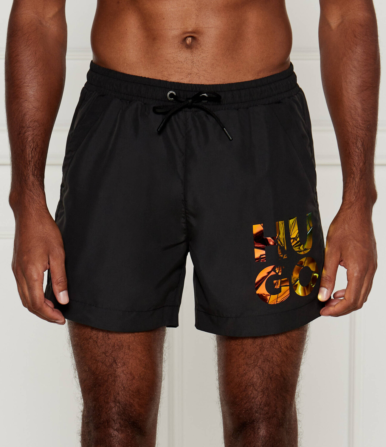 Шорты для плавания Hugo Bodywear Rame Regular Fit, черный 
Шорты для плавания Hugo Bodywear Rame Regular Fit, черный