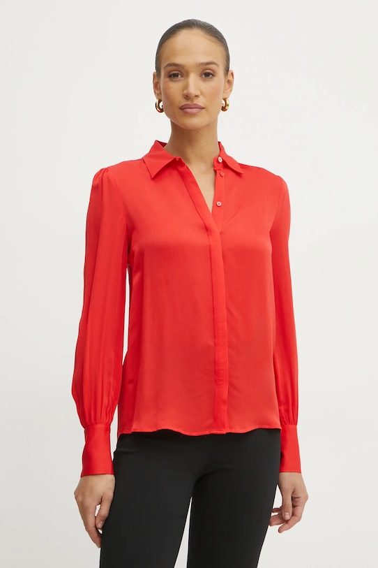 Рубашка с добавлением шелка Fracomina, красный
Рубашка с добавлением шелка Fracomina, красный