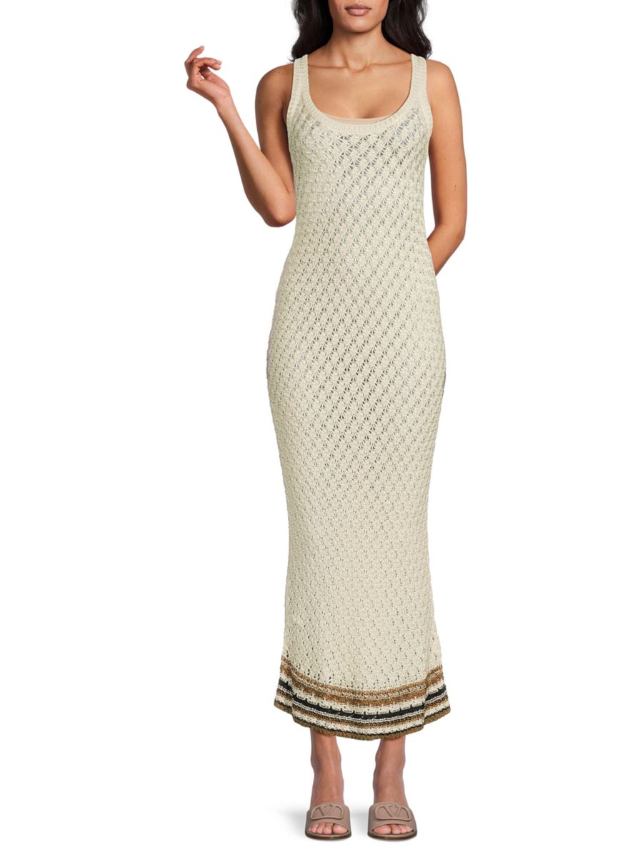 Трикотажное платье макси Valentino, экрю
Трикотажное платье макси Valentino, экрю