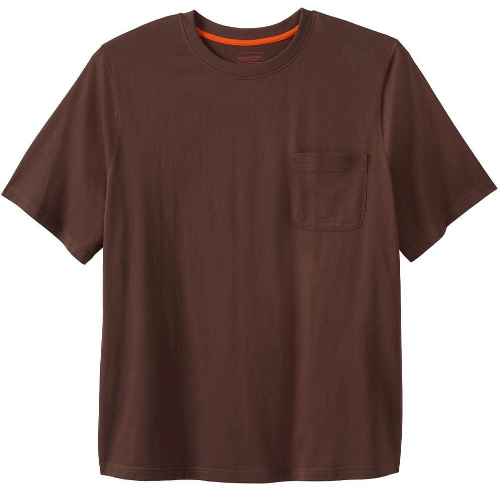 Мужская футболка с круглым вырезом Boulder Creek By Kingsize Big & Tall Heavyweight, цвет Dark Brown
Мужская футболка с круглым вырезом Boulder Creek By Kingsize Big & Tall Heavyweight, цвет Dark Brown