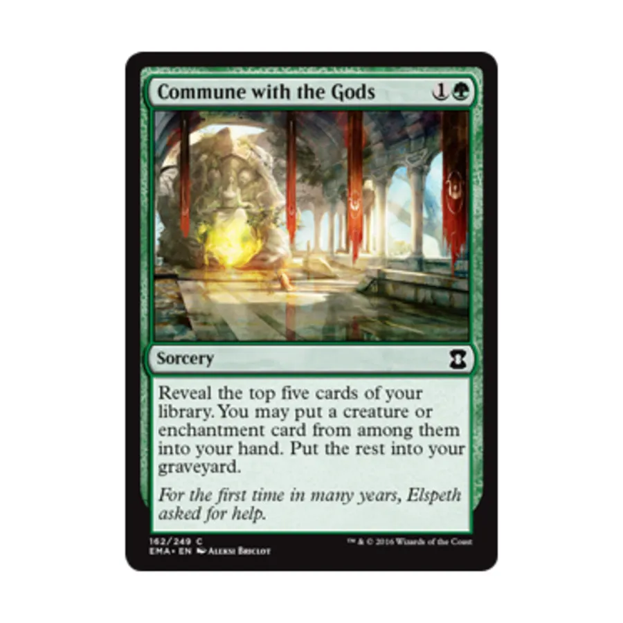 CCG Общение с богами (С), MTG - Eternal Masters
CCG Общение с богами (С), MTG - Eternal Masters