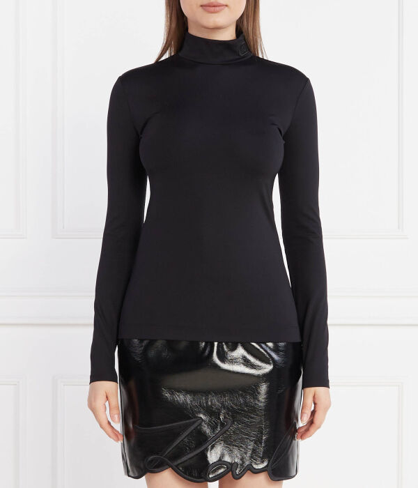 Водолазка Karl Lagerfeld lslv Regular Fit, черный 
Водолазка Karl Lagerfeld lslv Regular Fit, черный
