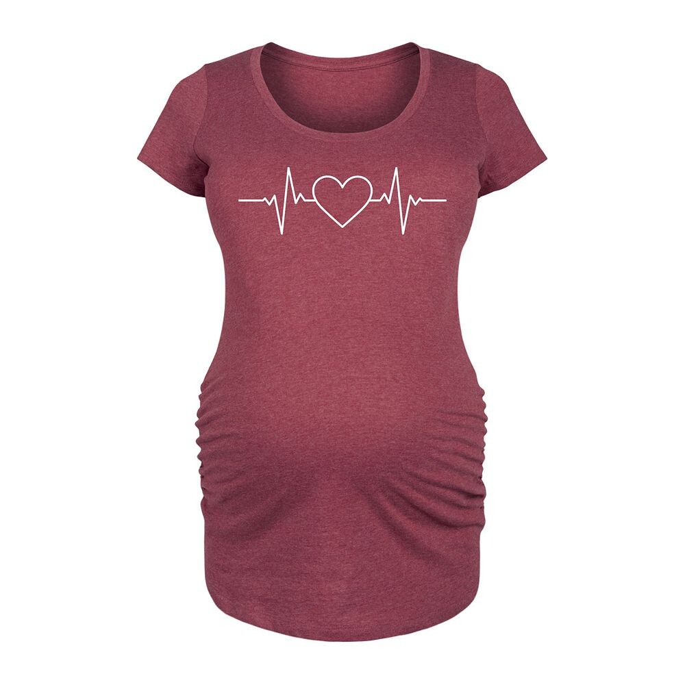 Футболка с рисунком Maternity Heart EKG Licensed Character, цвет Heather Dark Red
Футболка с рисунком Maternity Heart EKG Licensed Character, цвет Heather Dark Red