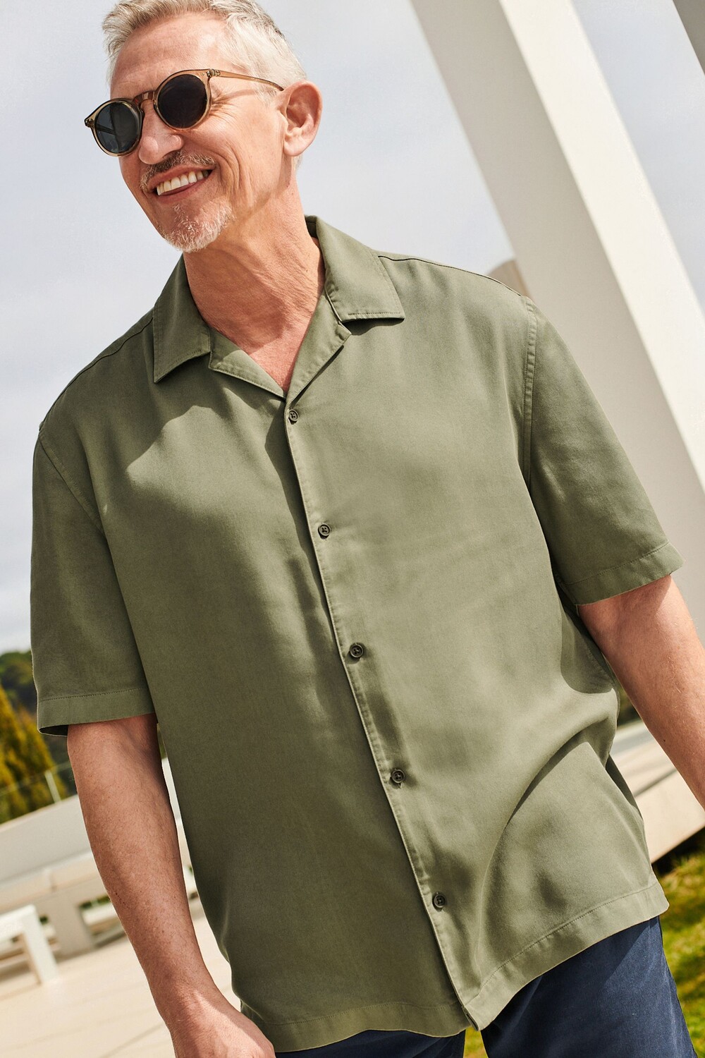 Рубашка из лиоцелла Tencel с короткими рукавами и кубинским воротником Next, зеленый
Рубашка из лиоцелла Tencel с короткими рукавами и кубинским воротником Next, зеленый