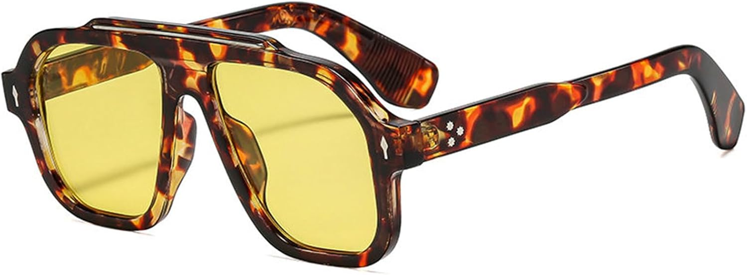 Willochra Модные большие квадратные солнцезащитные очки для женщин, стильные солнцезащитные очки с плоской верхней частью, винтажные очки-пилот, солнцезащитные очки UV400, C6
Willochra Модные большие квадратные солнцезащитные очки для женщин, стильные солнцезащитные очки с плоской верхней частью, винтажные очки-пилот, солнцезащитные очки UV400, C6